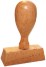 Holzstempel mit Textplatte