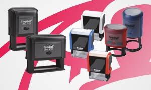 mehrfarbige Textstempel PRINTY